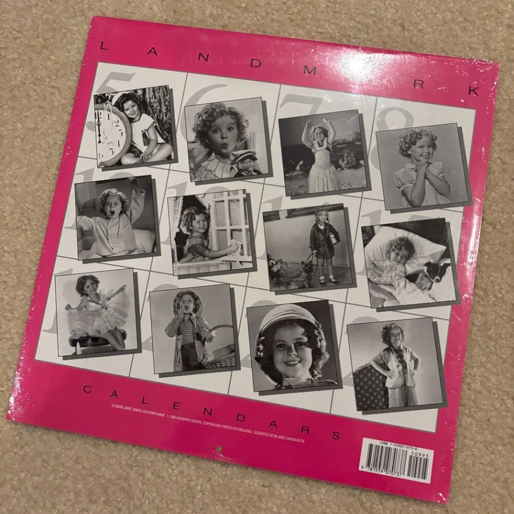 Shirley Temple 1990 Antique Calendar